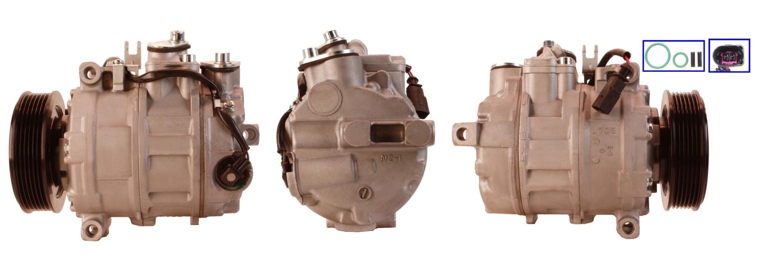 4DI079 REMANUFACTURED AIR CONDITIONING COMPRESSOR FOR AUDI VW SEAT SKODA CUPRA VAG
