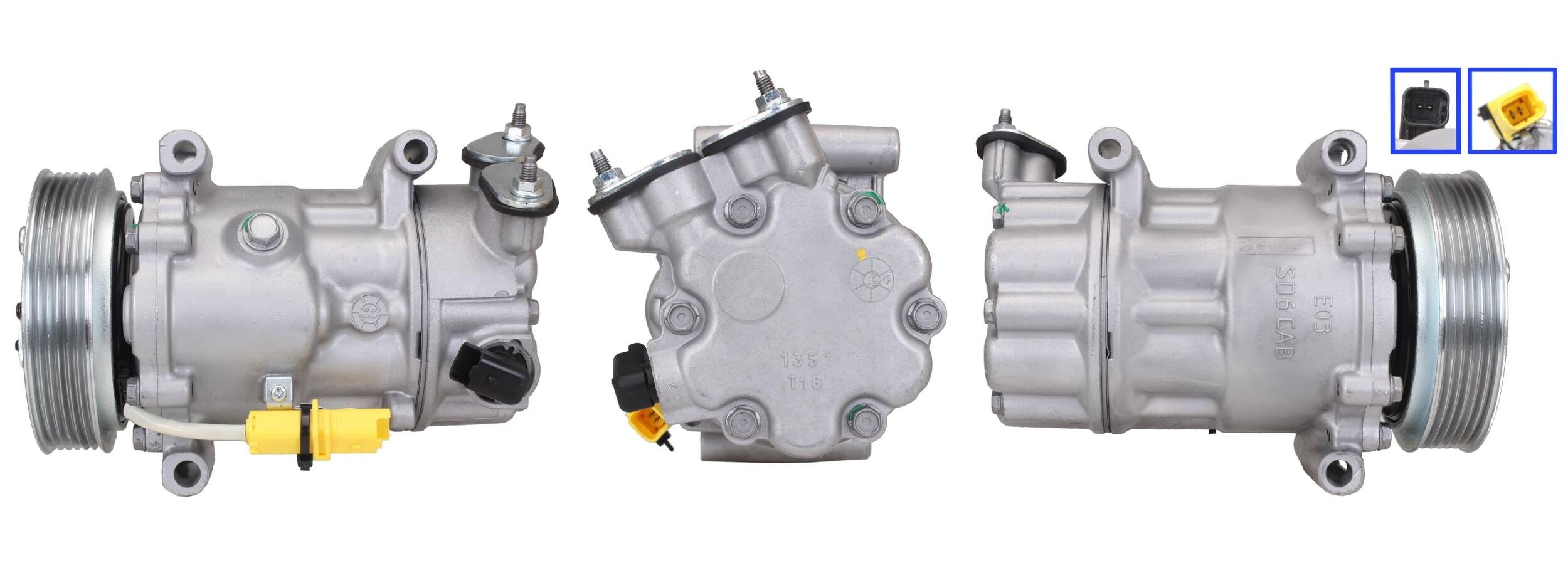 DI438 GENERALÜBERHOLTER KLIMAKOMPRESSOR FÜR PEUGEOT CITROEN