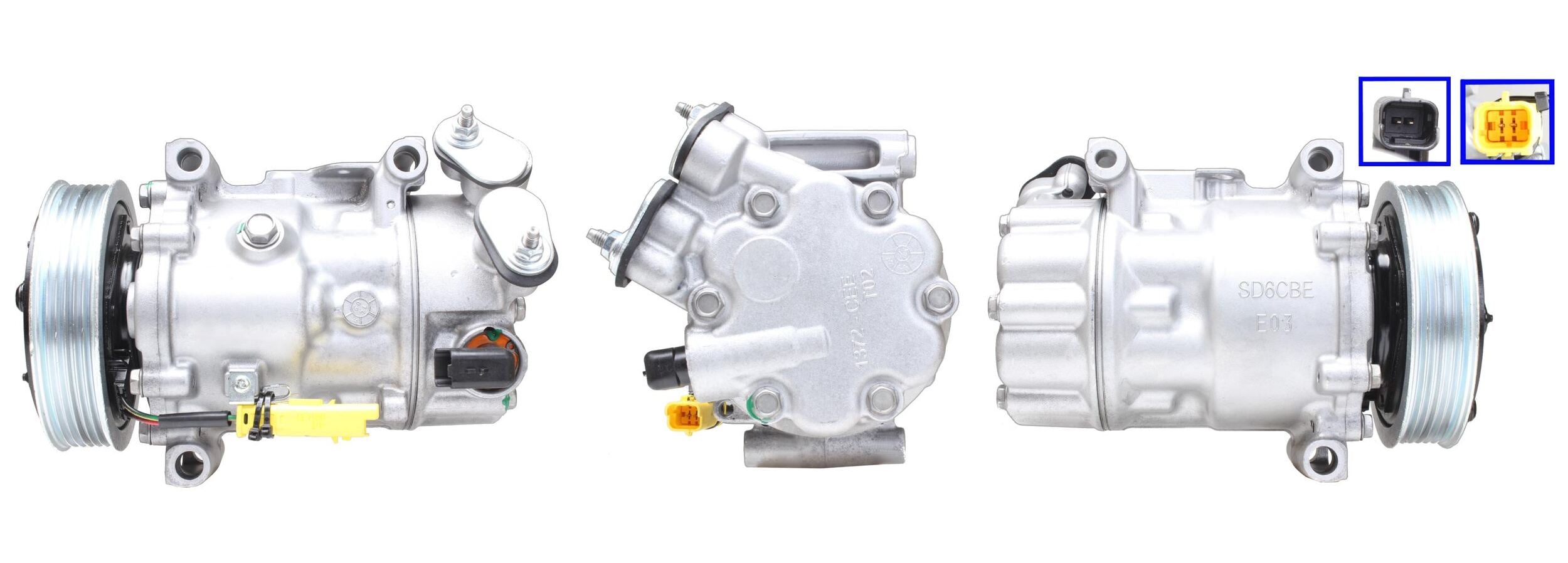 4DI751 GENERALÜBERHOLTER KLIMAKOMPRESSOR FÜR PEUGEOT CITROEN