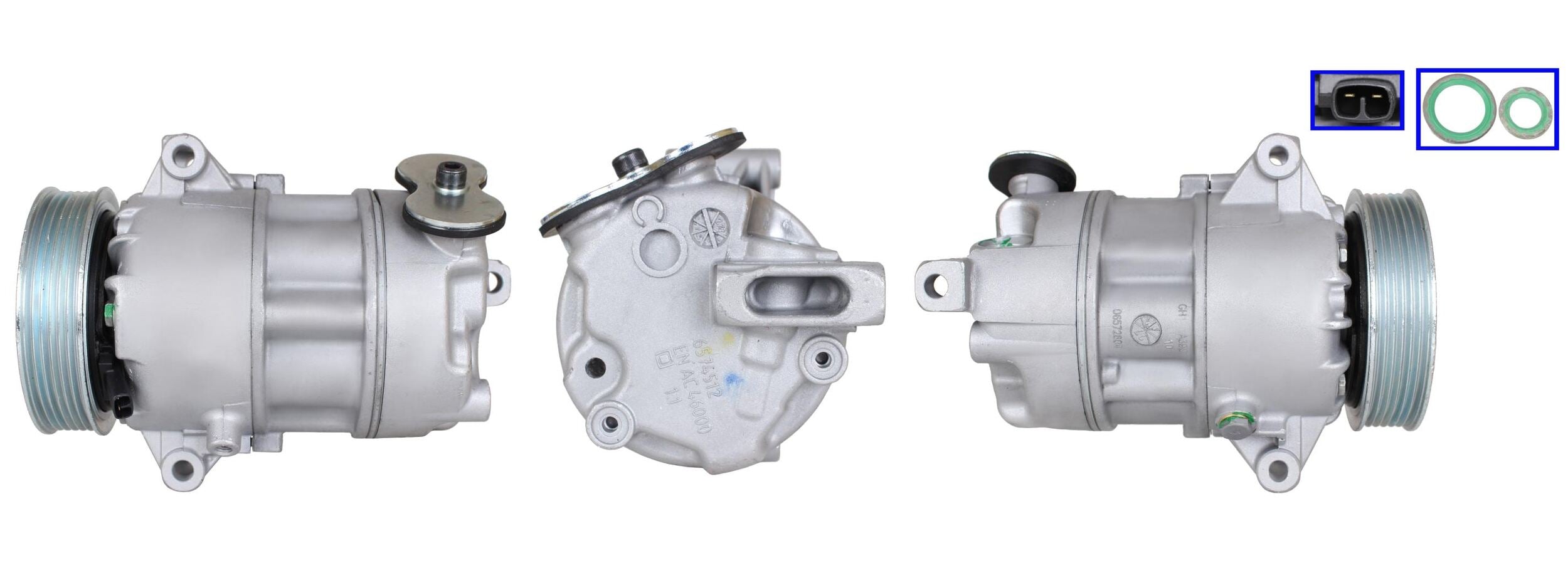 4DI210 REMANUFACTURED AIR CONDITIONING COMPRESSOR FOR FIAT-CHRYSLER-ALFA ROMEO-