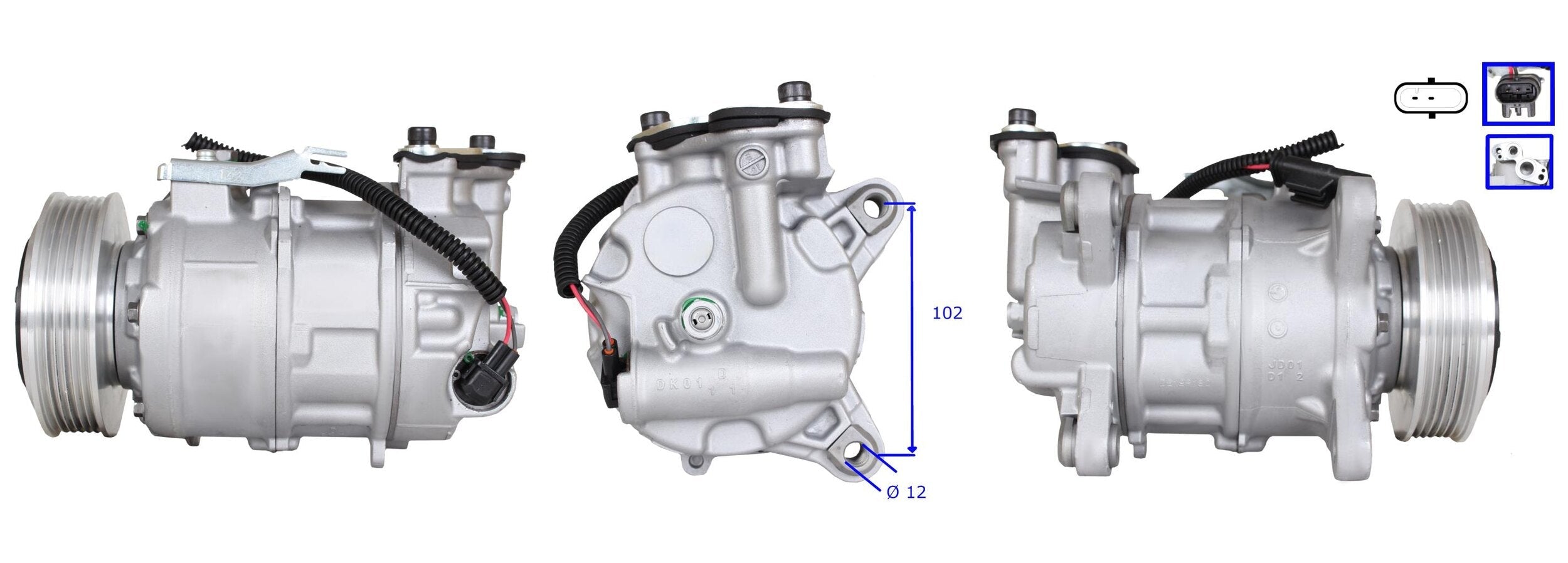 4DI143 REMANUFACTURED AIR CONDITIONING COMPRESSOR FOR BMW