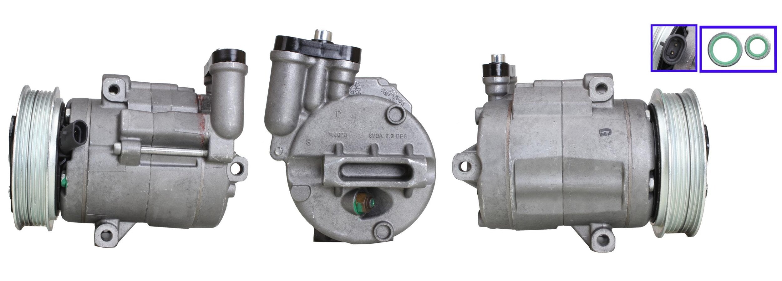 4DI169 REMANUFACTURED AIR CONDITIONING COMPRESSOR FOR DAEWOO CHEVROLET OPEL