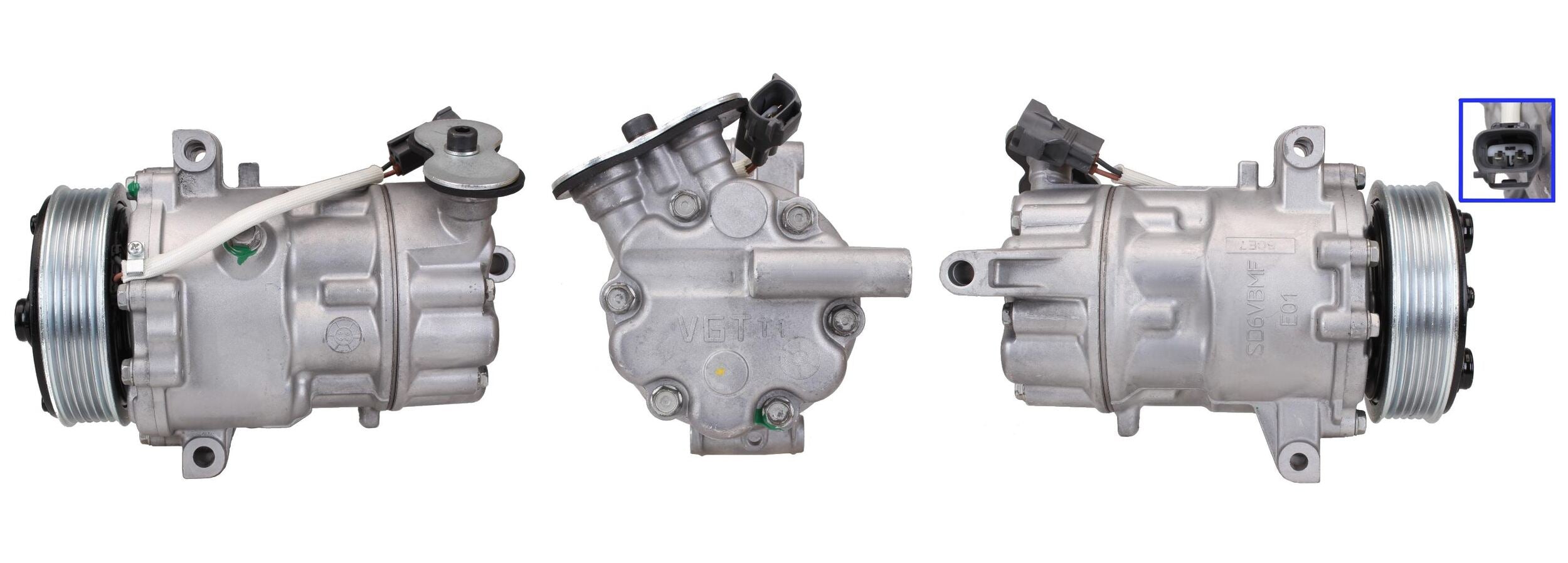 DI919 GENERALÜBERHOLTER KLIMAKOMPRESSOR FÜR FIAT ALFA ROMEO LANCIA