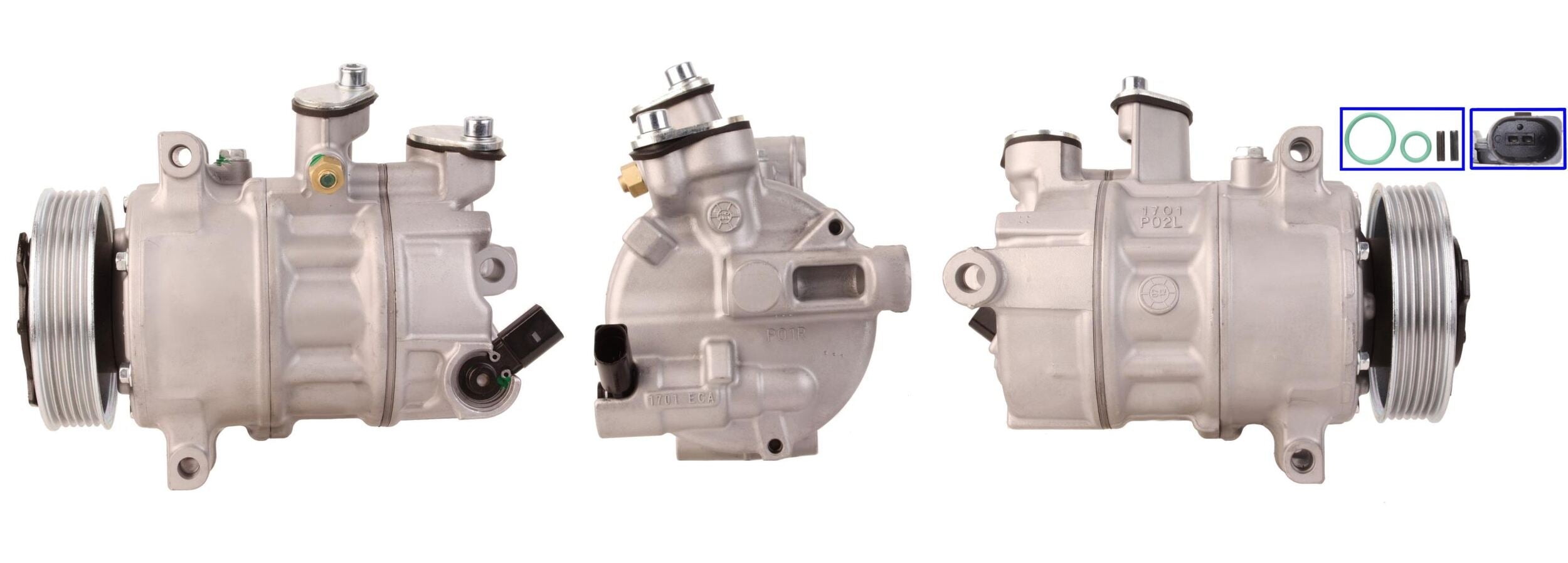 1DI139 REMANUFACTURED AIR CONDITIONING COMPRESSOR FOR AUDI VW SEAT SKODA CUPRA VAG 1234YF