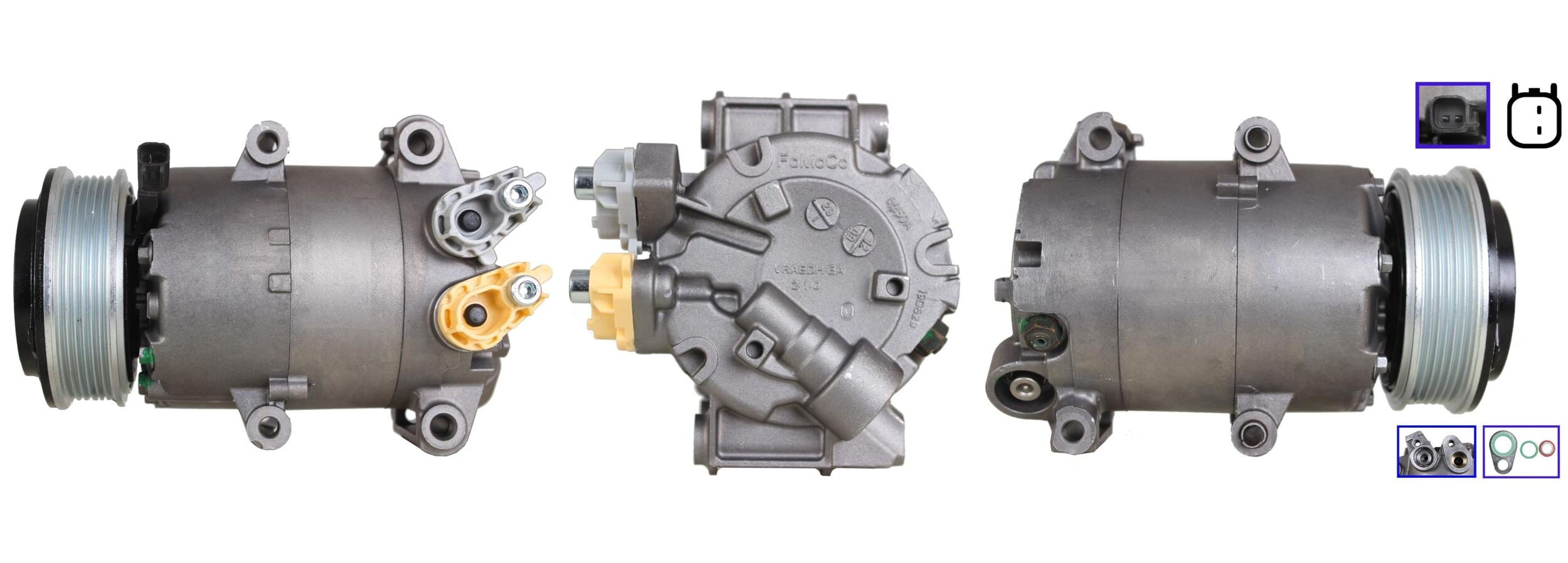 4DI233 REMANUFACTURED AIR CONDITIONING COMPRESSOR FOR FORD