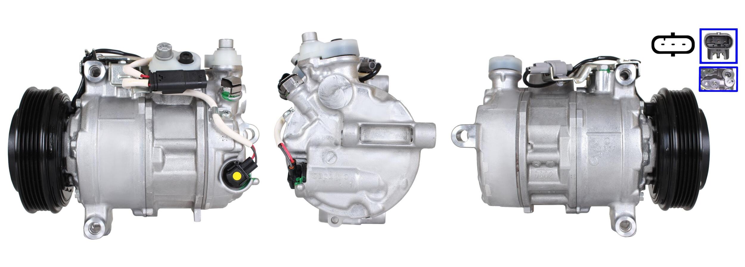 1DI099 REMANUFACTURED AIR CONDITIONING COMPRESSOR FOR MERCEDES