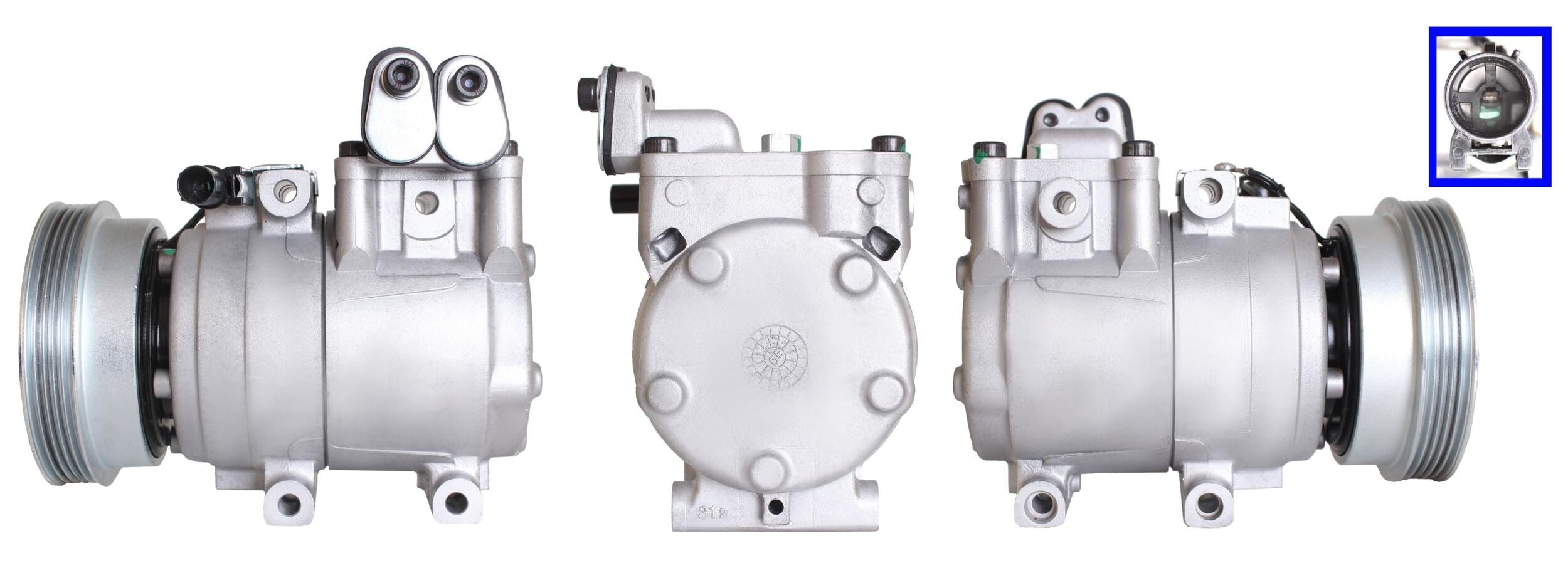 4DI363 REMANUFACTURED AIR CONDITIONING COMPRESSOR FOR HYUNDAI KIA